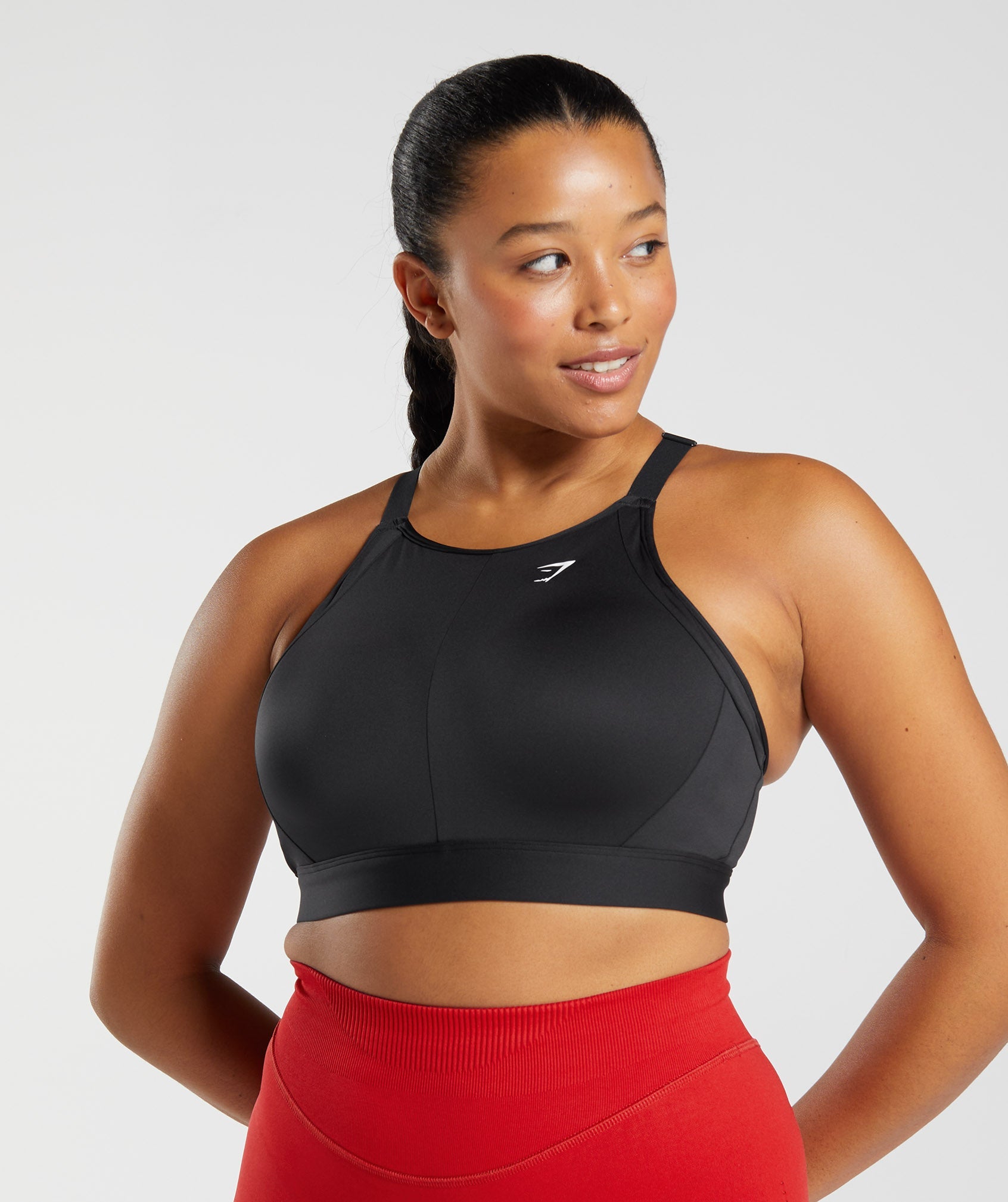 Gymshark GS Power Sports Bra - Black  Sports bra, Black sports bra,  Women's sports bras