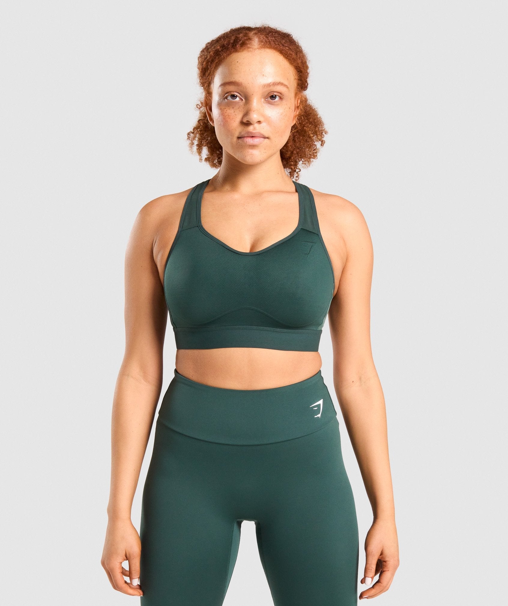 Gymshark Lightweight High Support Sports Bra - Dark Green