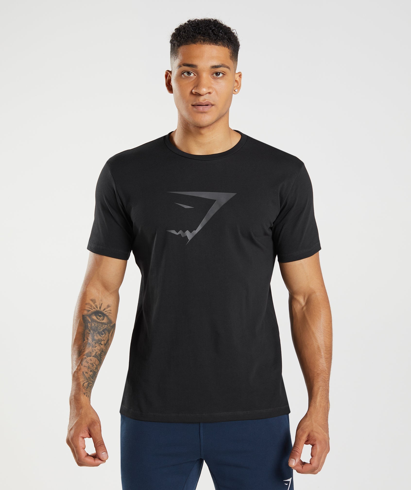 Gymshark T Shirt Mens Size L Gray Short Sleeve