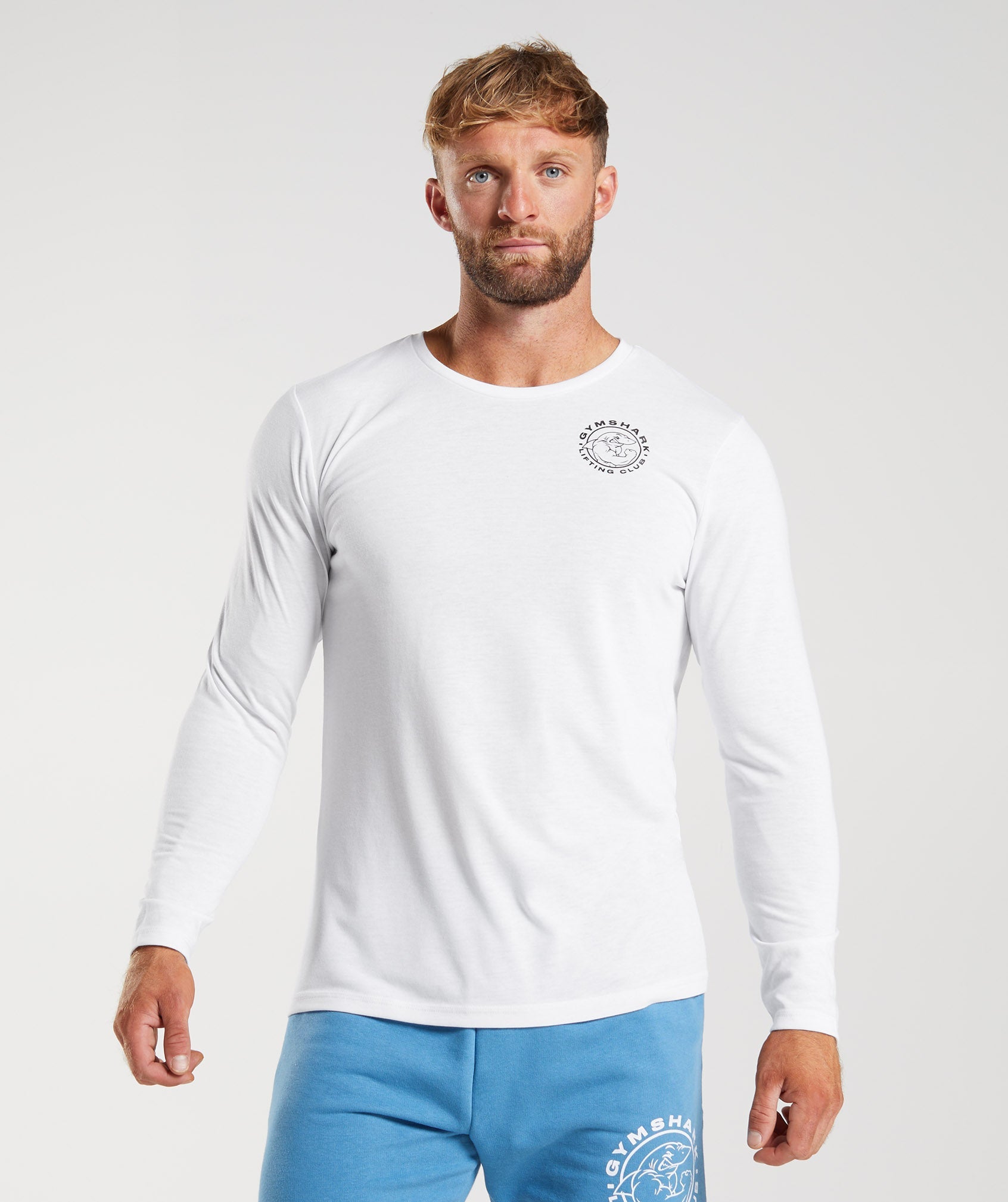 Gymshark Cotton Athletic Long Sleeve Shirts for Men