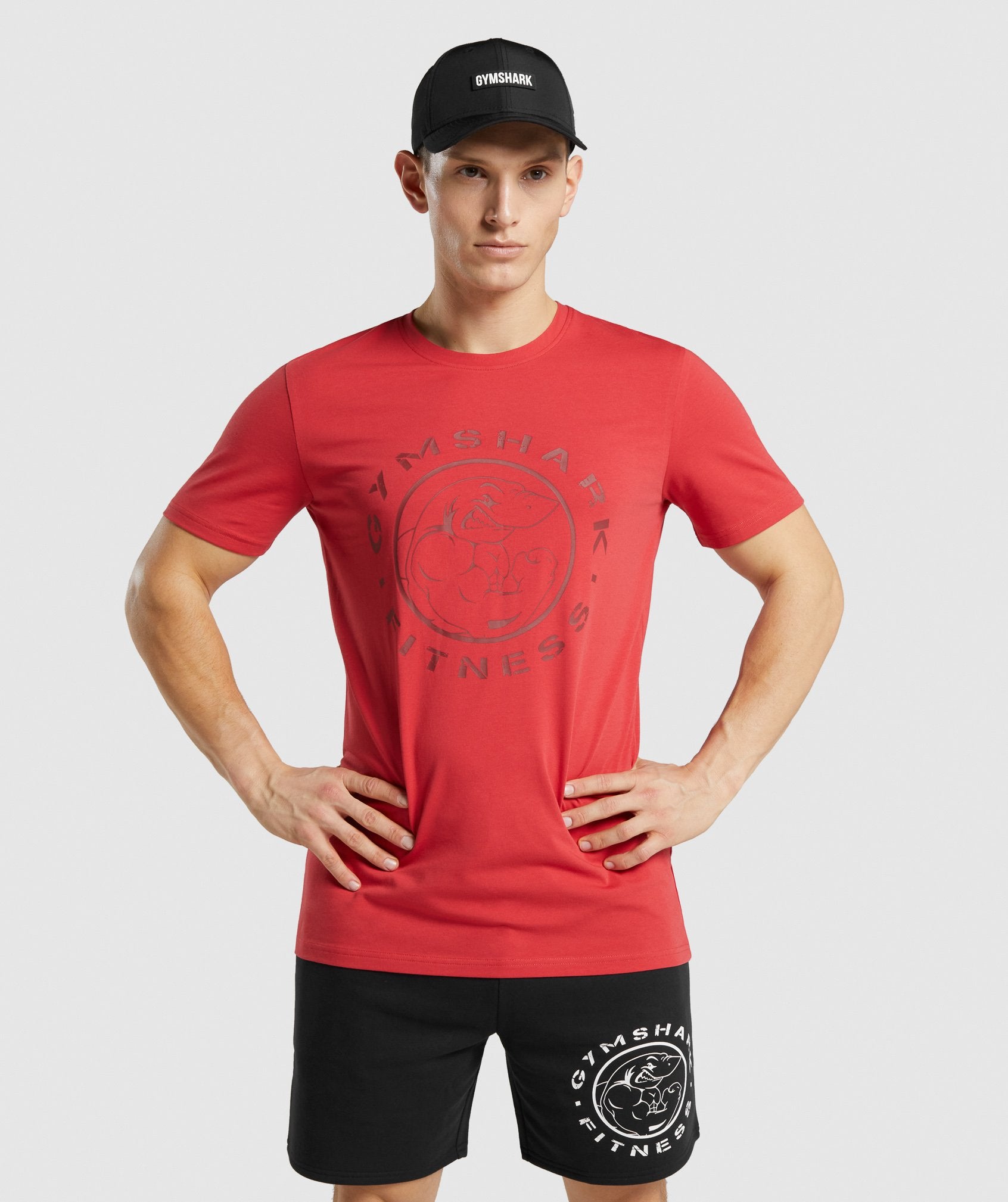 Gymshark Legacy T-Shirt - Full Red 1