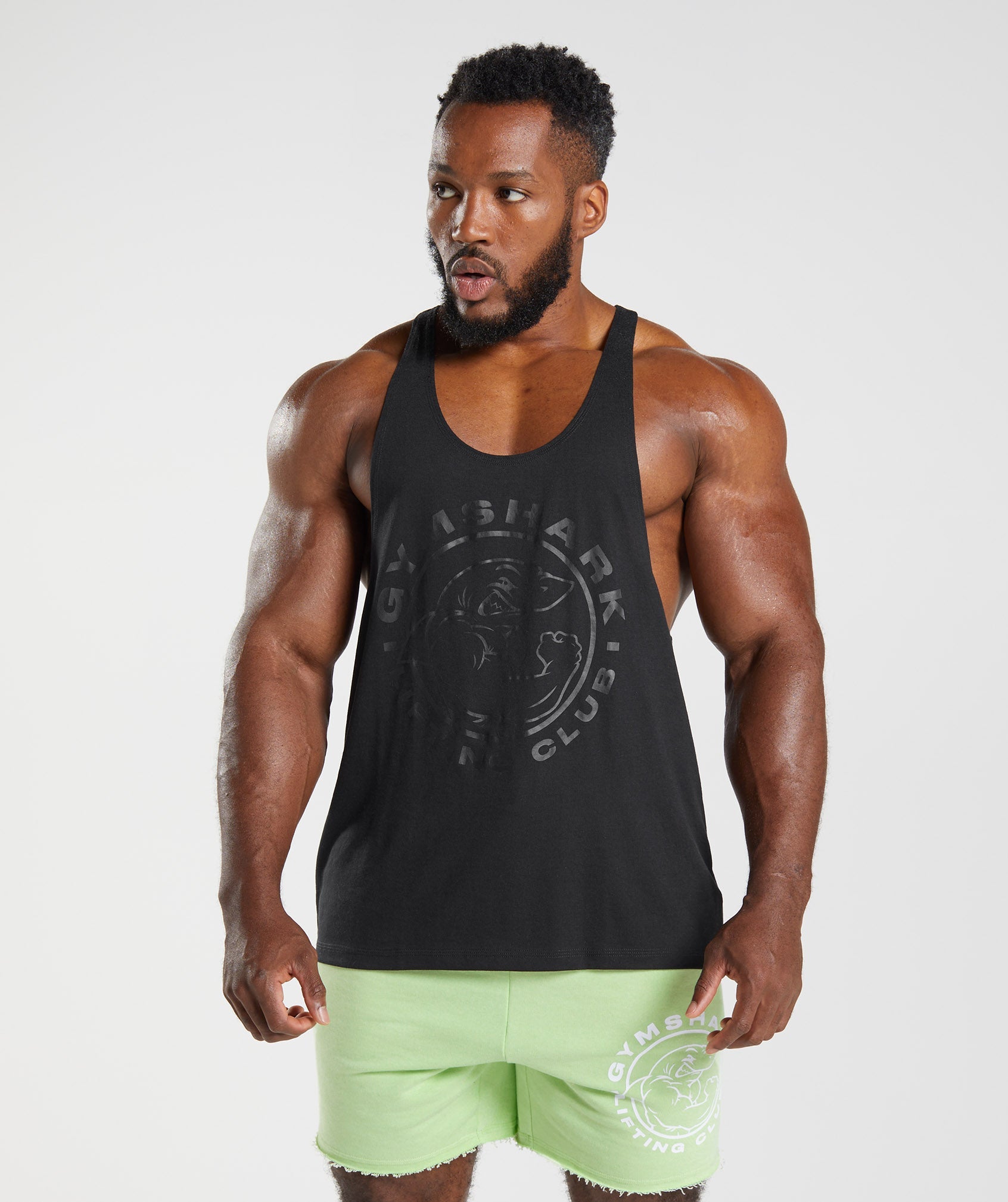 Gymshark React Stringer - Black