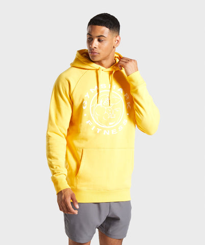 yellow gymshark hoodie