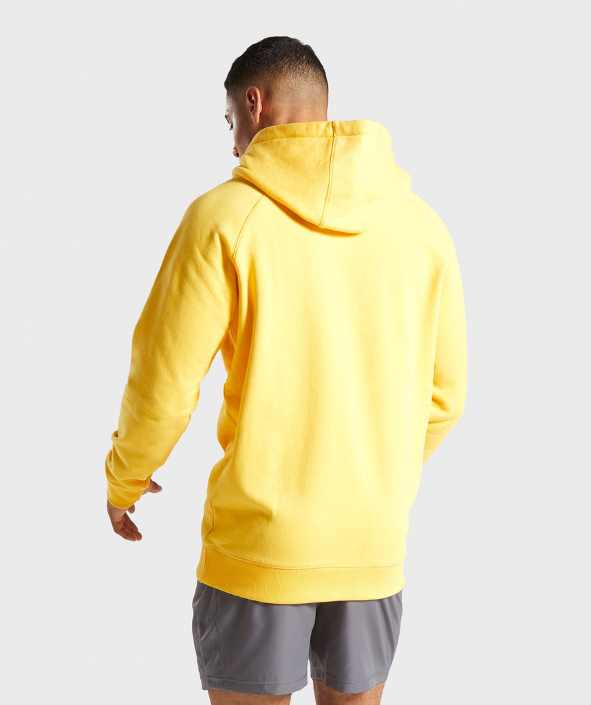 yellow gymshark hoodie