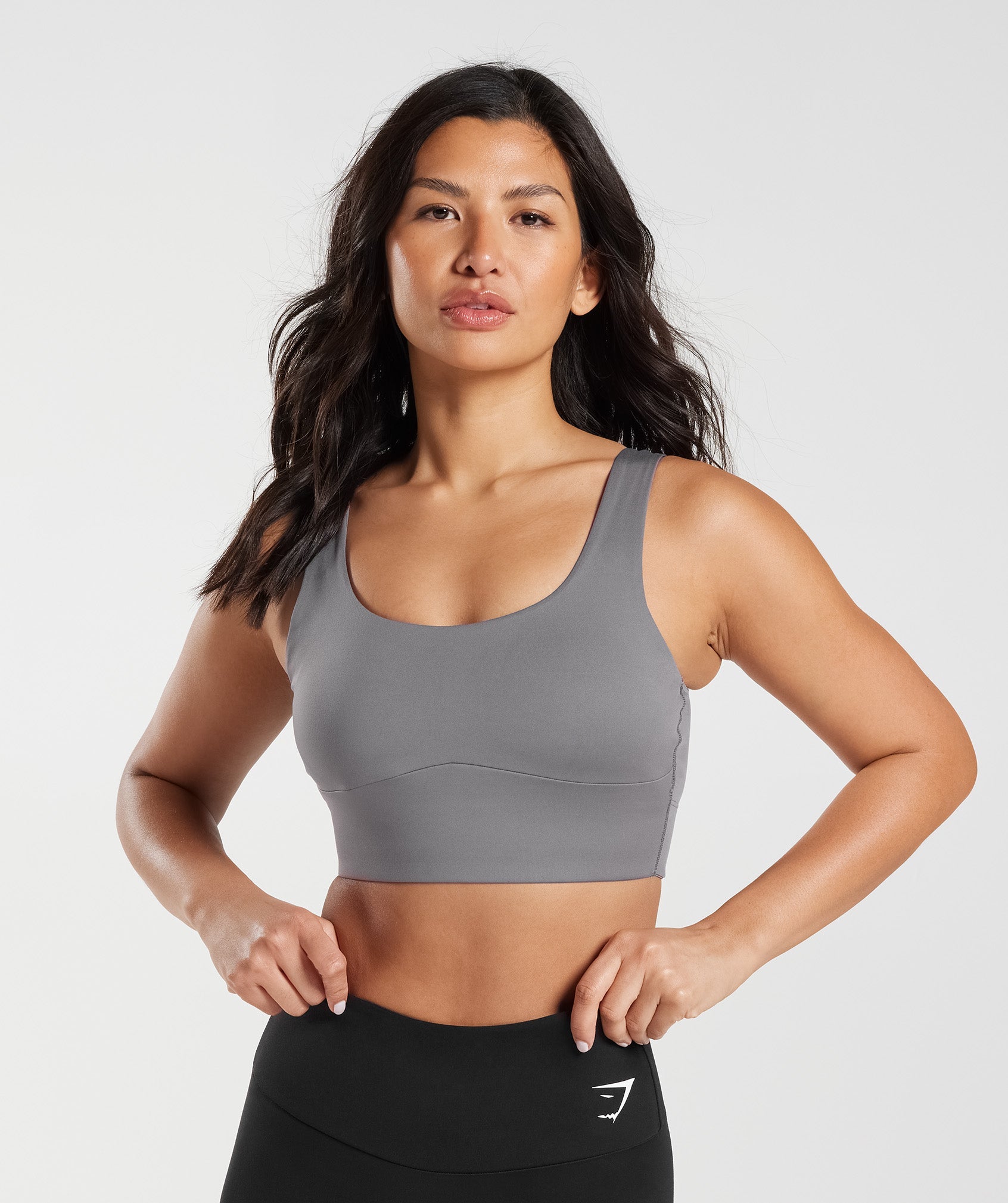 Grey Sports Bra