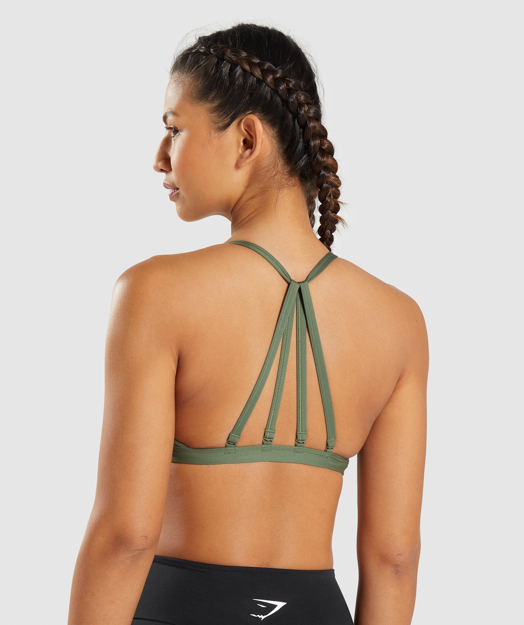 Alert Sports Bra - Army Green