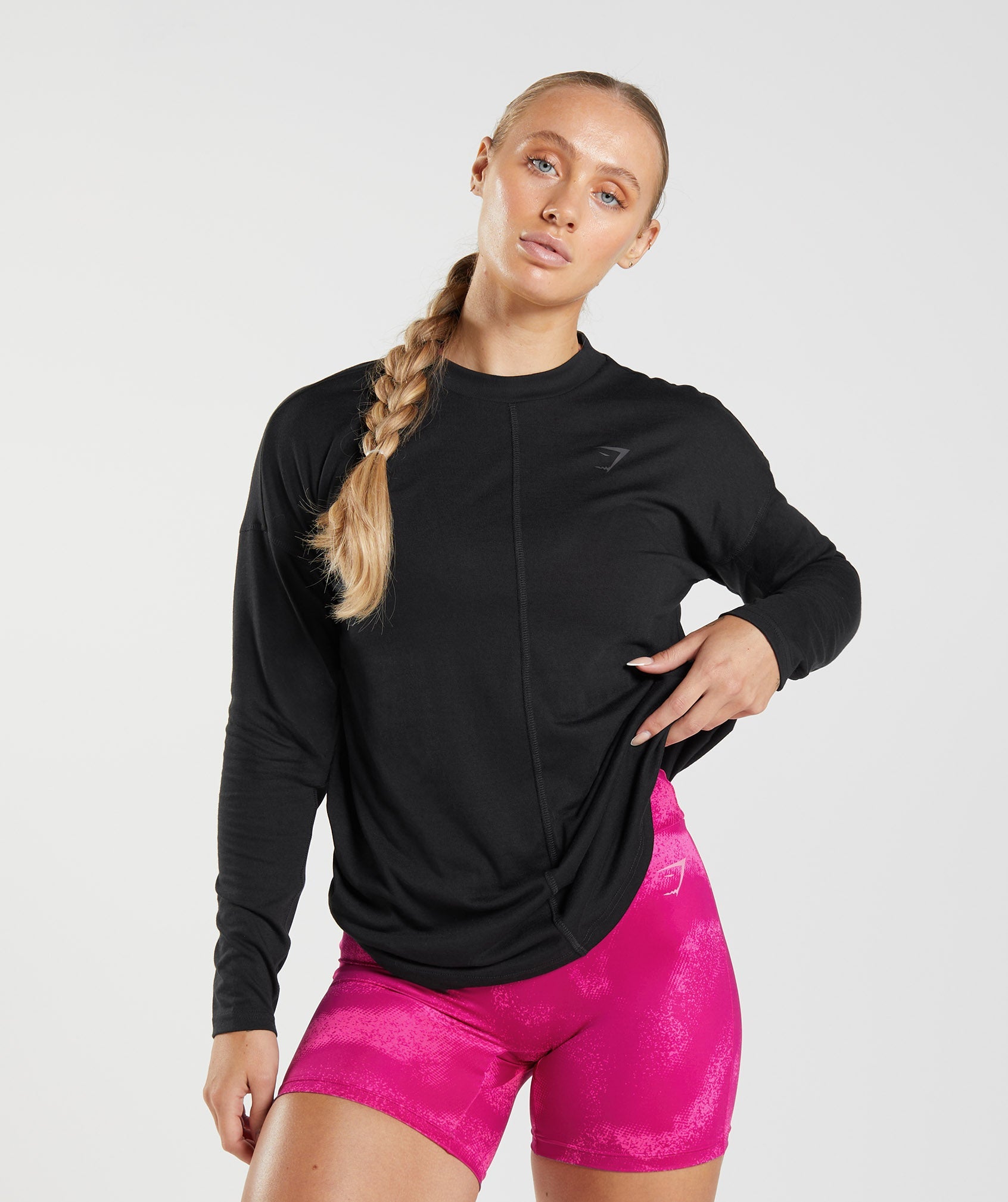 Gymshark GS Power Long Sleeve T-Shirt - Black