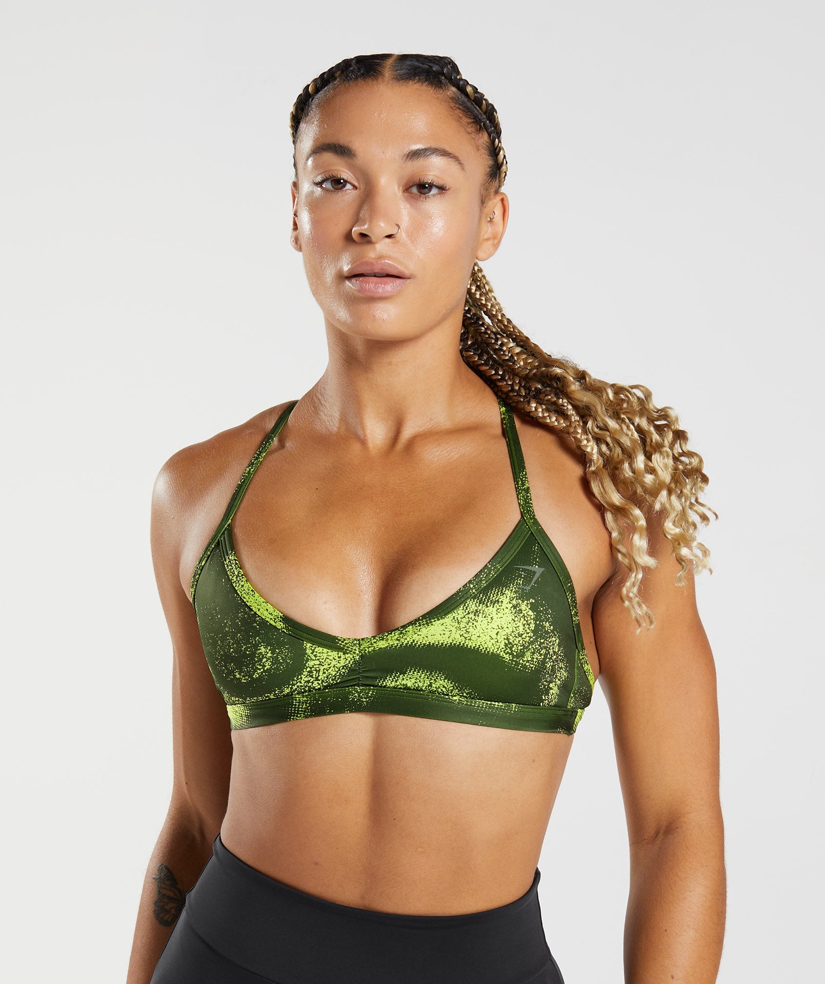 Mossimo Woman's Kelly Green Sports/Workout/Gym Bra Top - Size M