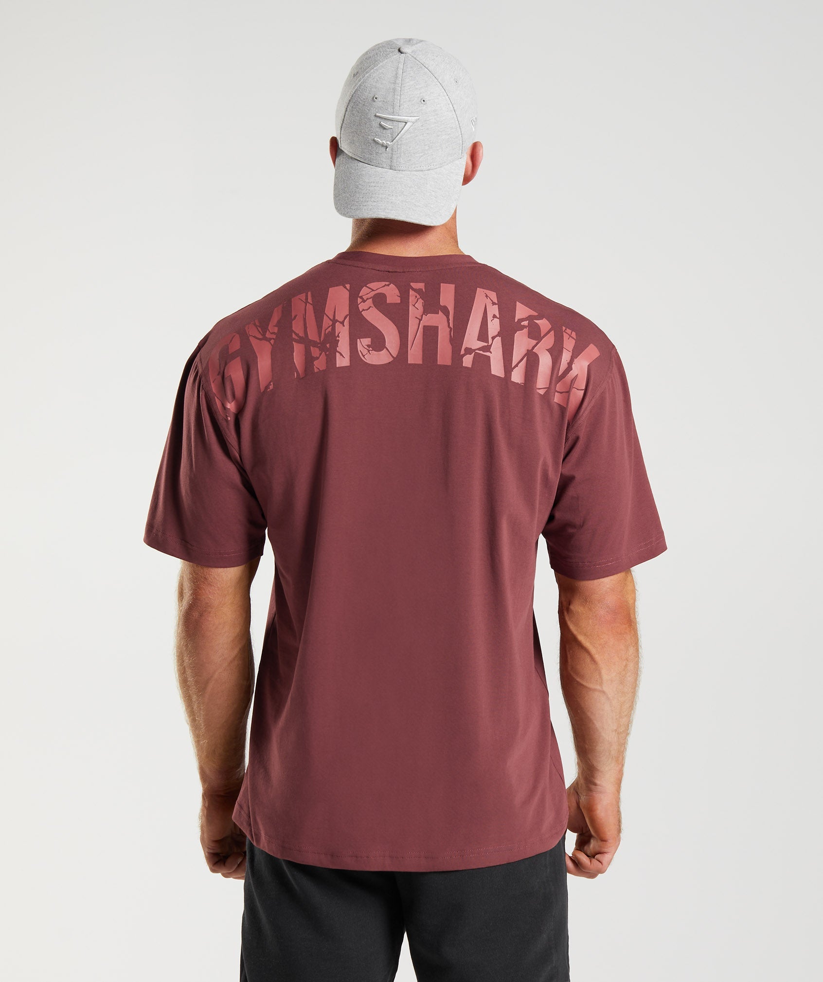 Gymshark Power T-Shirt - Cherry Brown