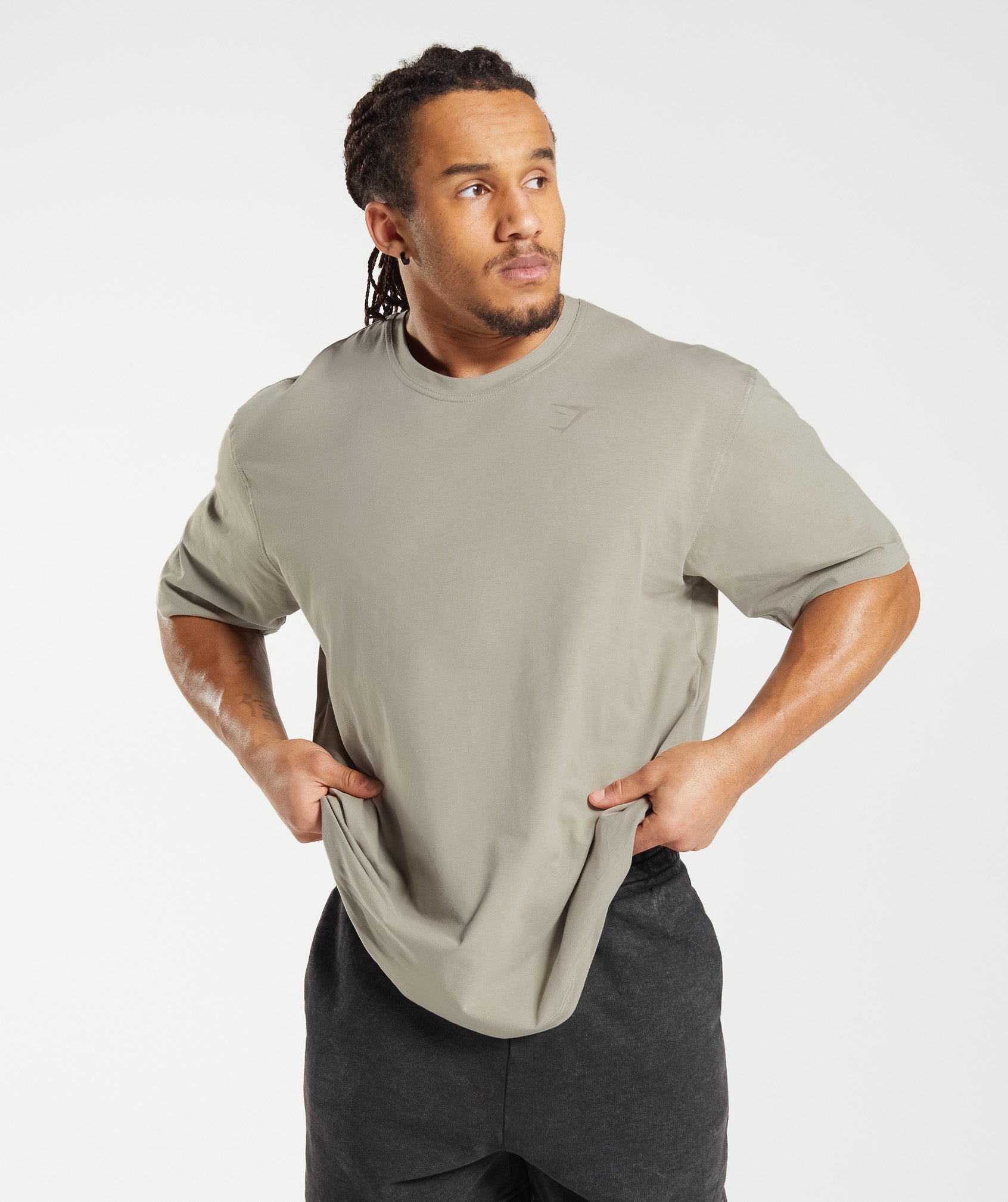 Gymshark Heavyweight Cotton T-Shirt - Copper Brown