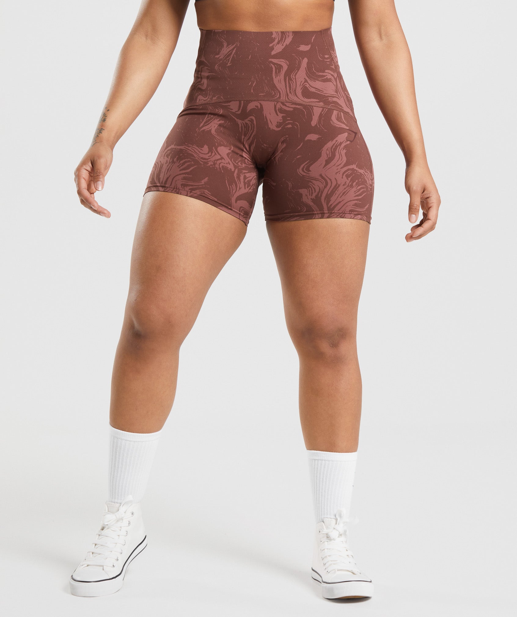 Gymshark Training Loose Fit Shorts - Cherry Brown