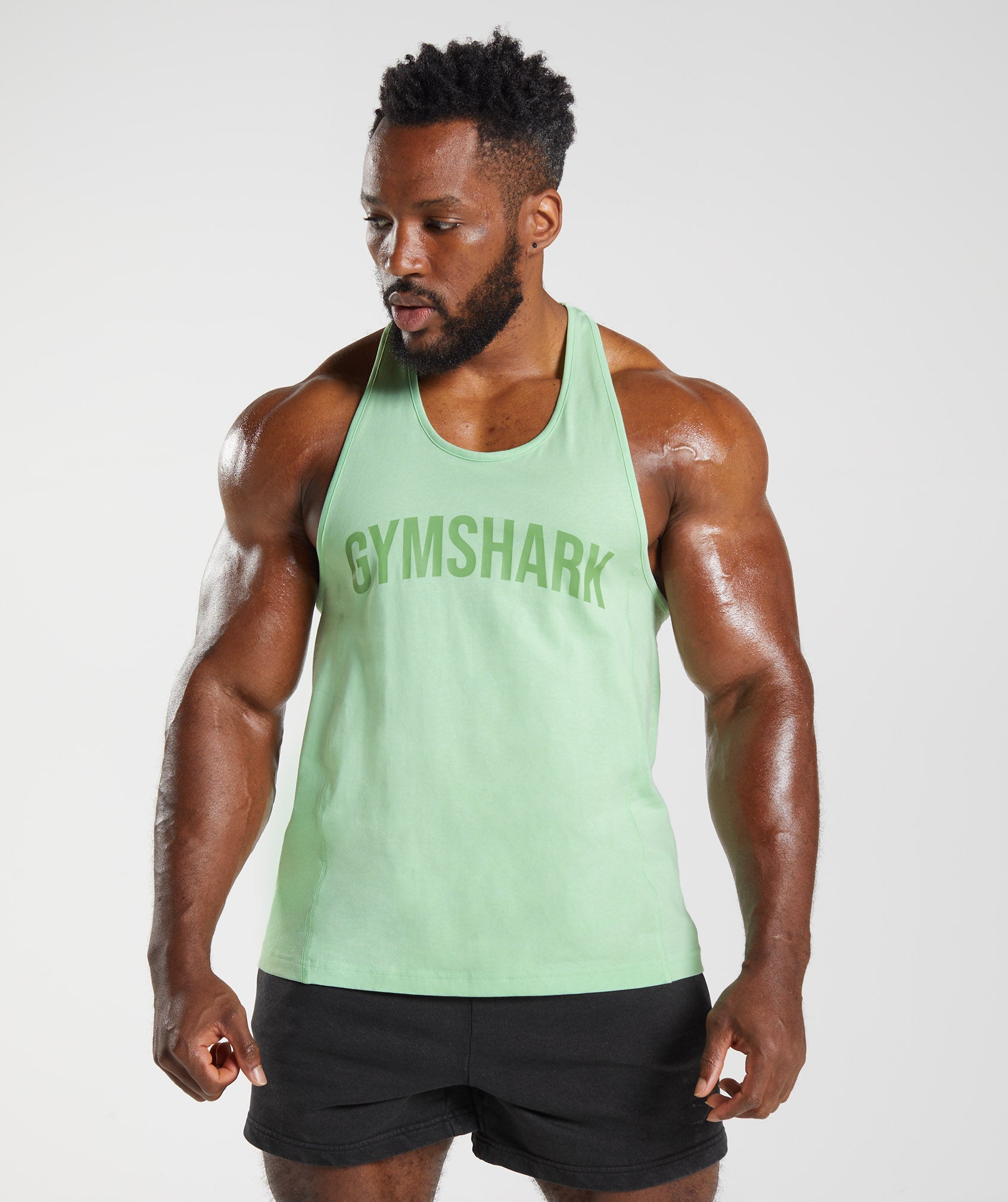 Gymshark React Stringer - Tropic Green