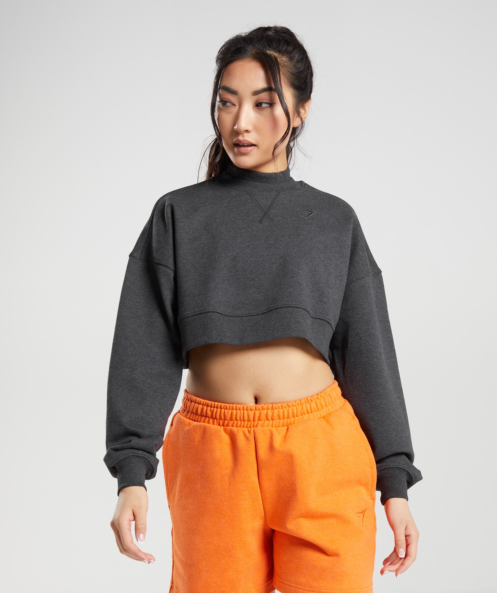 定価17600円＜H＞HEAVY SWEAT CROPPED PULLOVER/スウェット