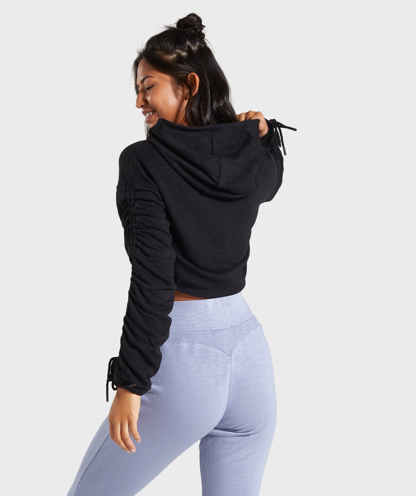 gymshark ruched cropped joggers