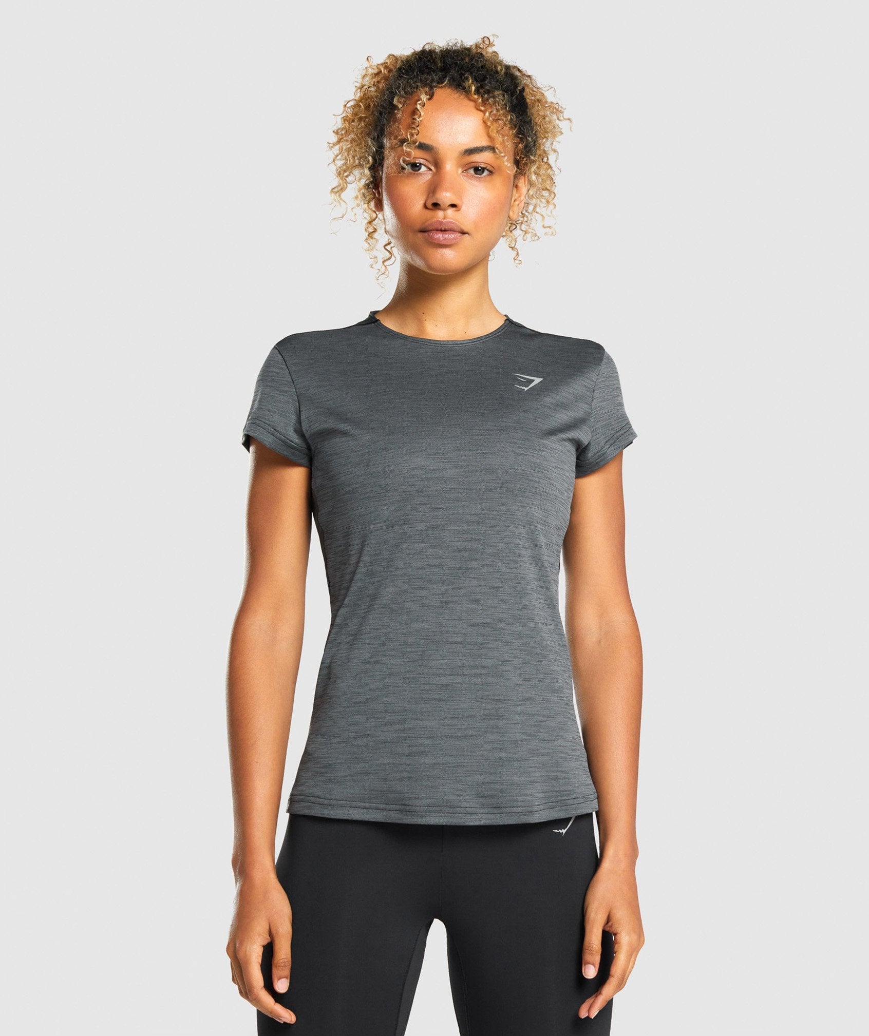 Gymshark Speed T-Shirt - Charcoal Marl | Gymshark