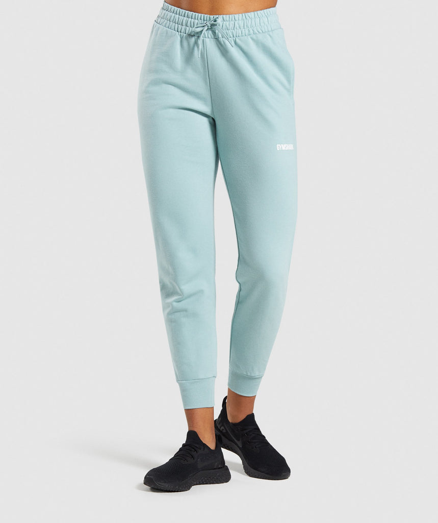 light blue joggers womens