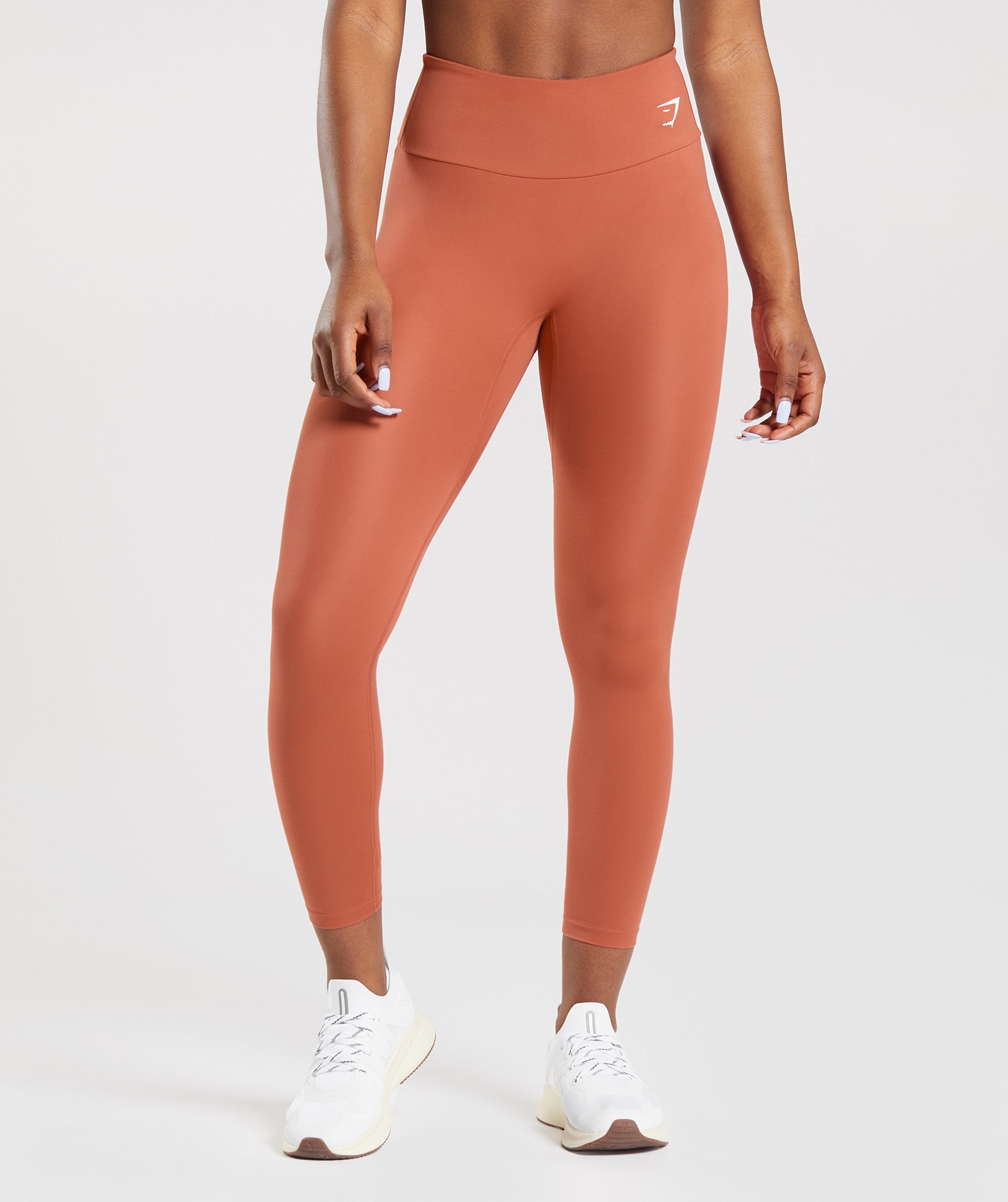 Gymshark Mineral Print Leggings - Rosewood Red