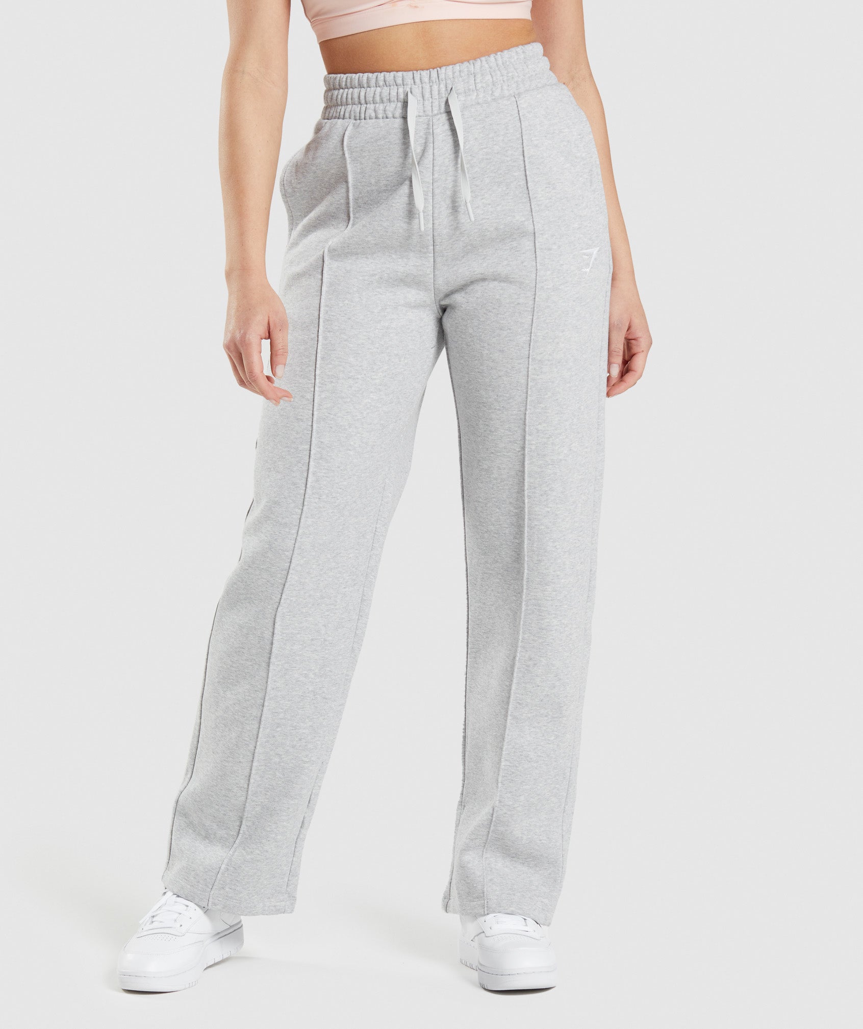 Gymshark Training Straight Leg Joggers - Light Grey Marl | Gymshark