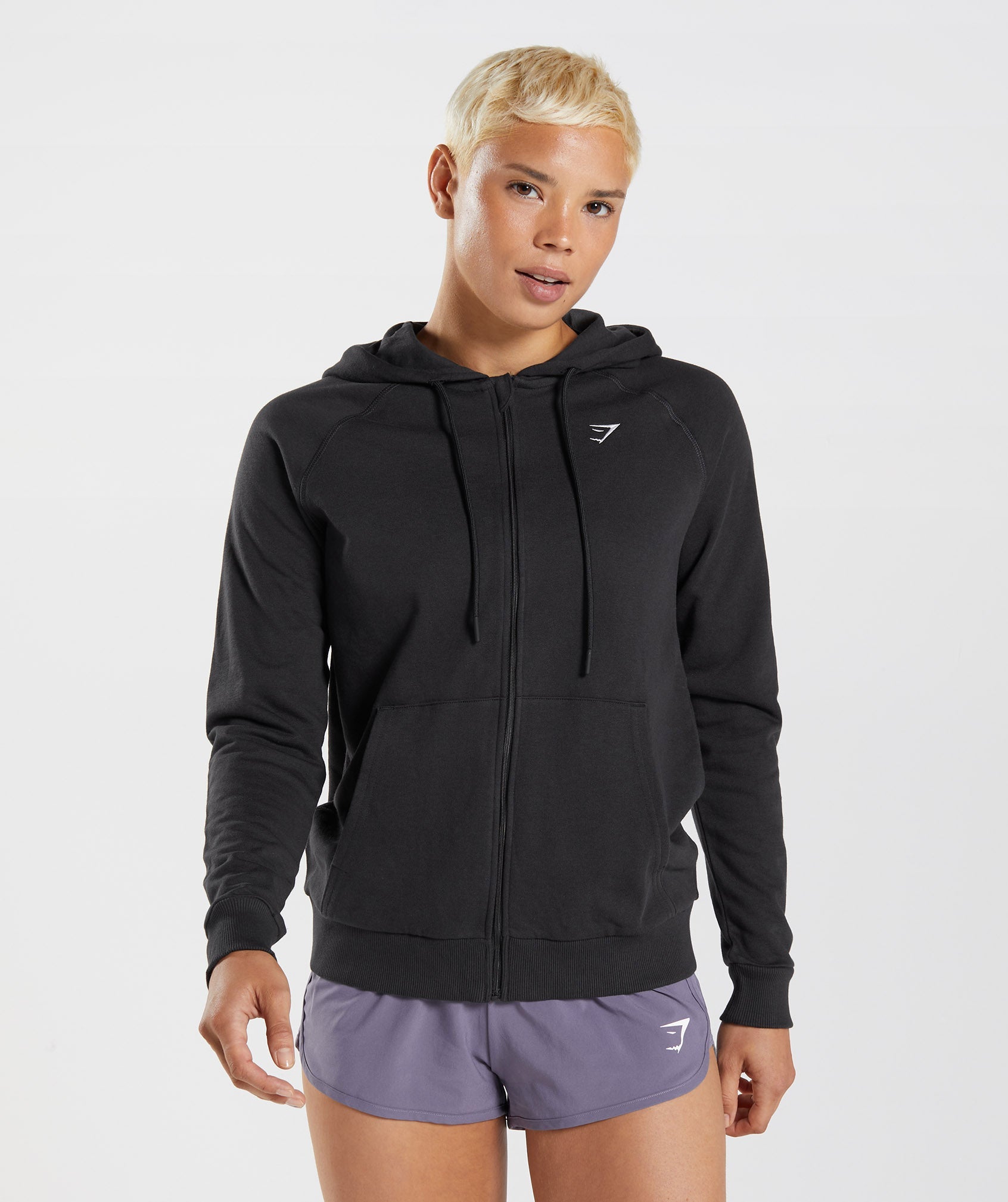 Gymshark React Zip Hoodie - Black