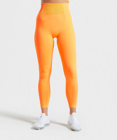 orange leggings