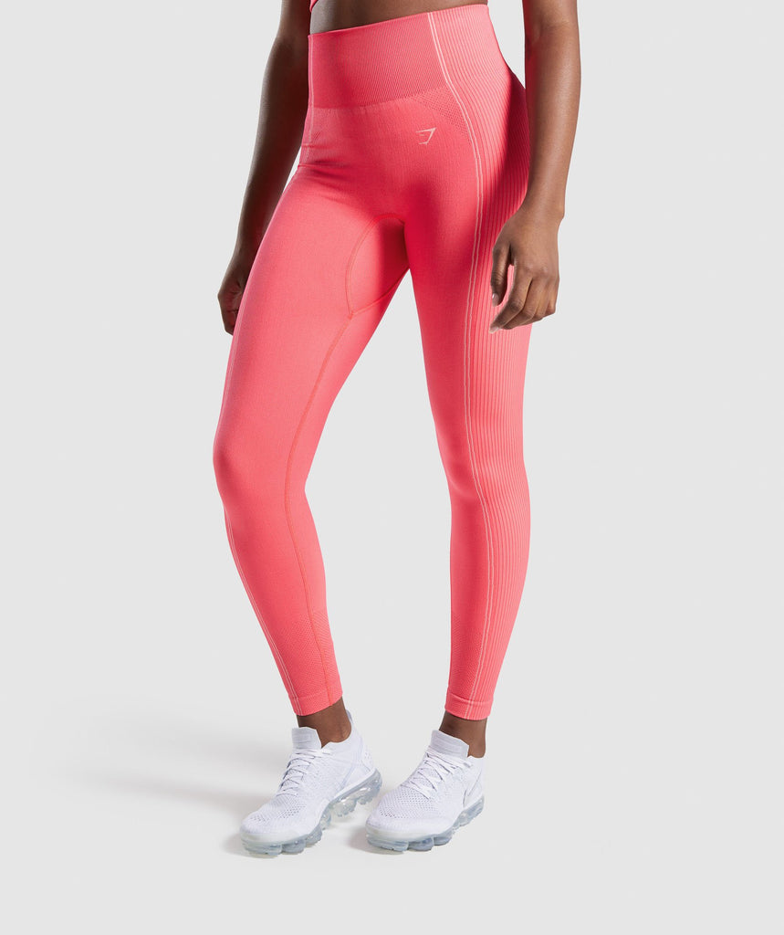 neon pink yoga pants