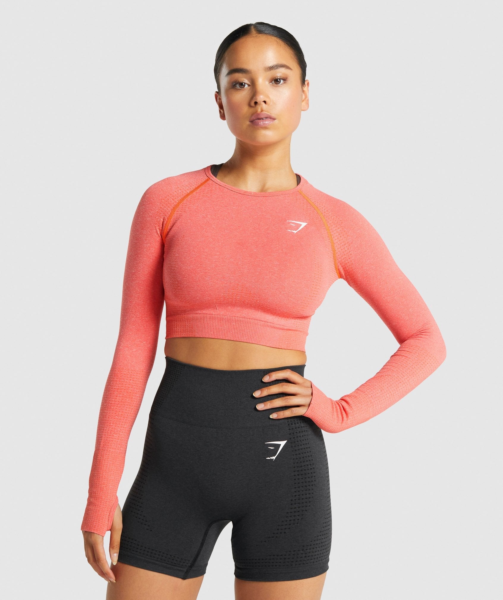 Vital Seamless 2.0 Long Sleeve Crop Top