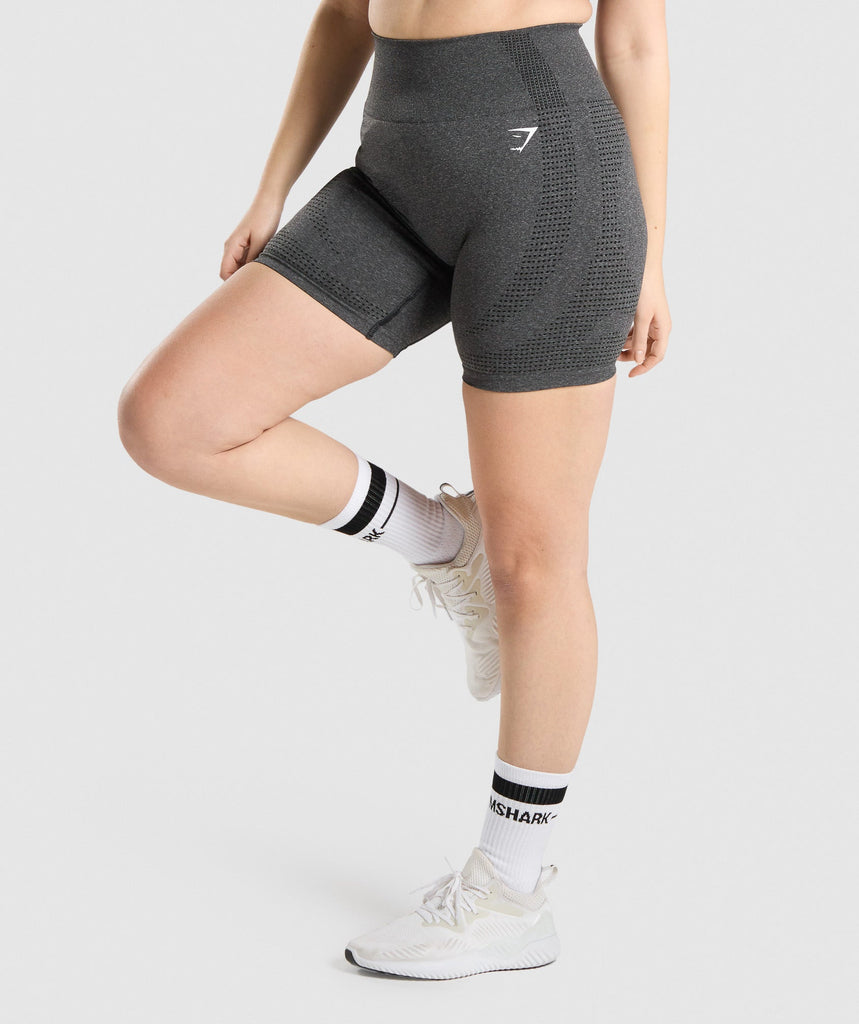 Gymshark Vital Seamless 2.0 Shorts - Charcoal Marl |