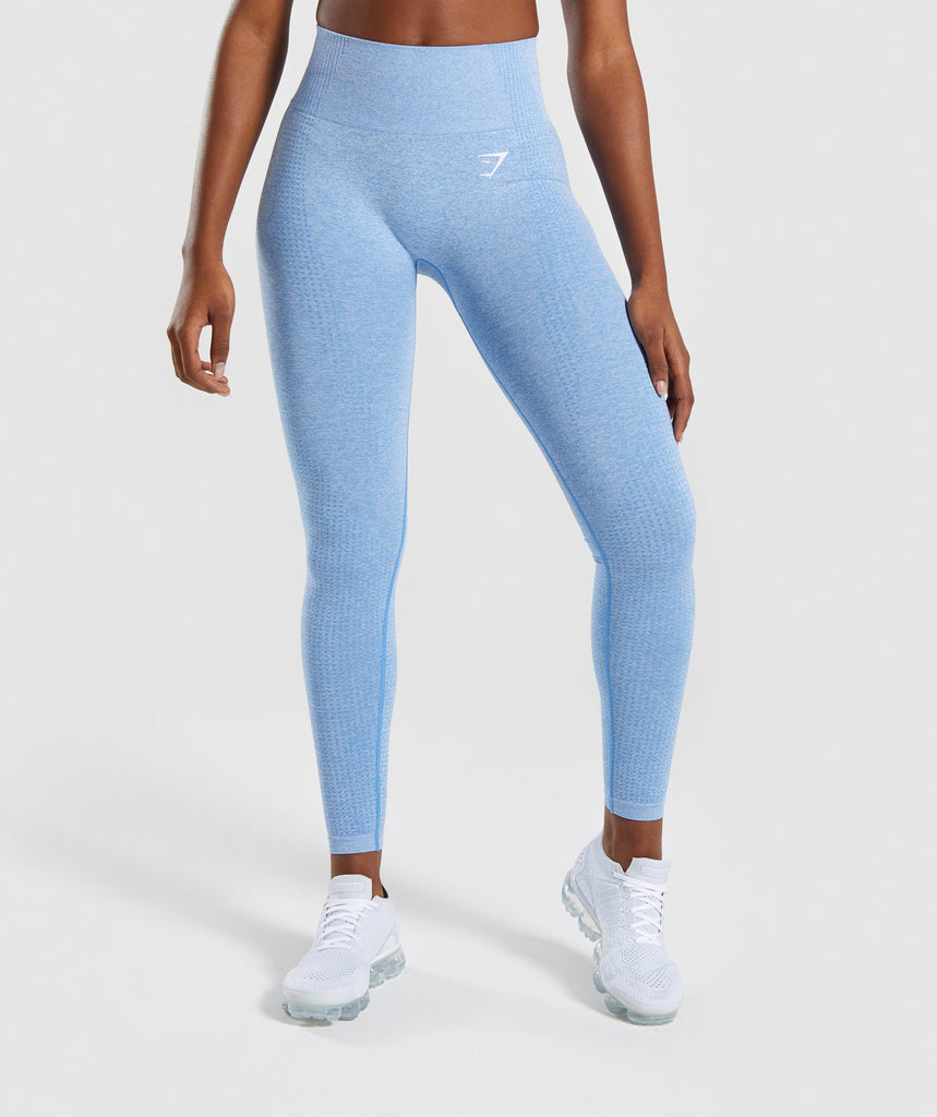 baby blue workout leggings