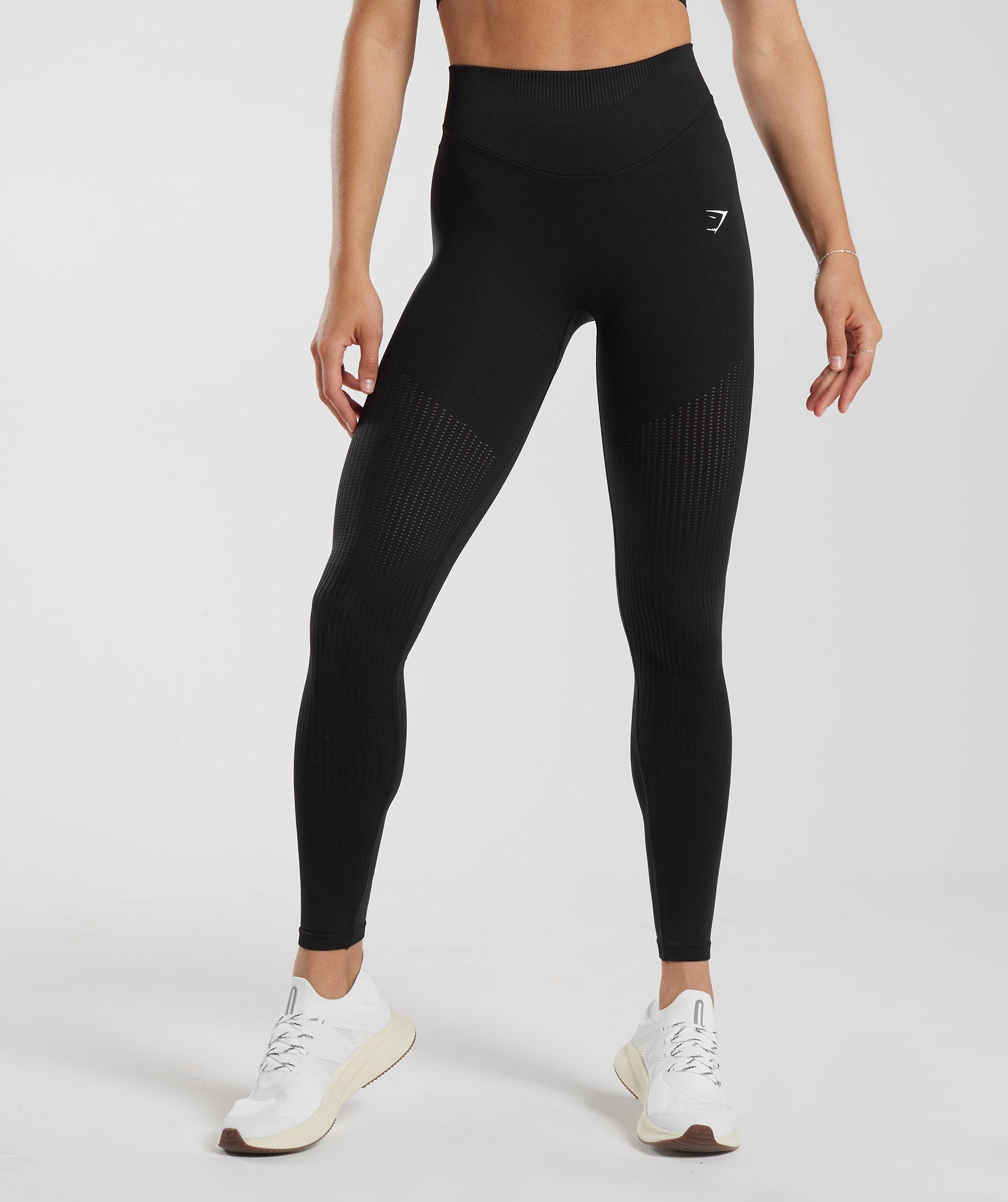 Gymshark Pulse Mesh Leggings - White