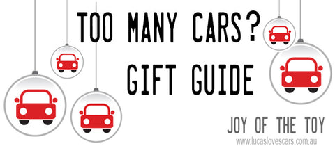 Cars gift guide | Lucas loves cars 