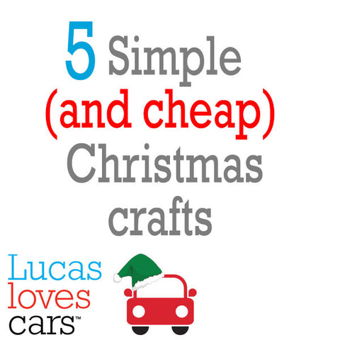 5 simple and cheap christmas crafts