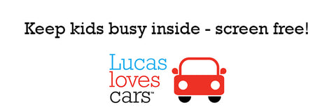 Screen free | Kids Activities | lucas loves cars 