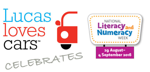 Lucas Loves Cars Celebrates Literacy and Numeracy Week