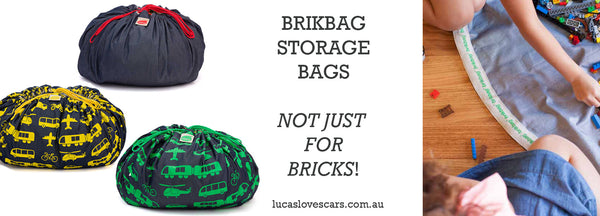 Brikbag toy storage | Lucas loves cars 