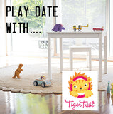 Play date with Tiger Tribe - Lucas loves cars 