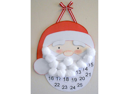 Santa's beard advent calendar