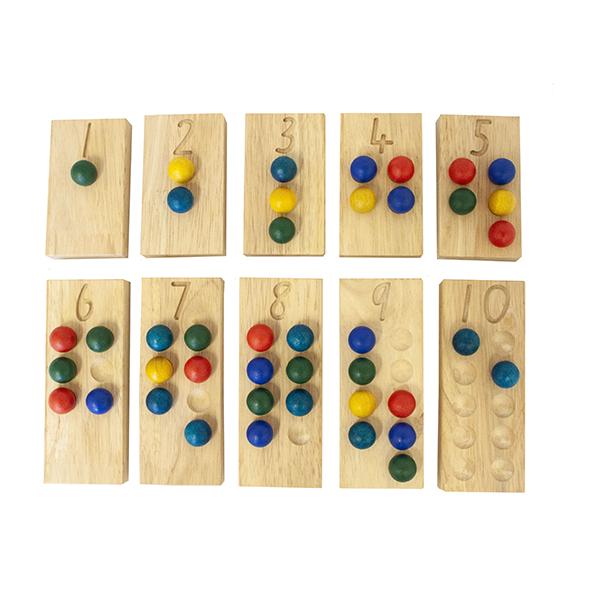 Wooden math counting toy | Australian 