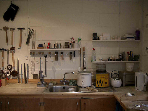 A selection of my jewellery making tools.