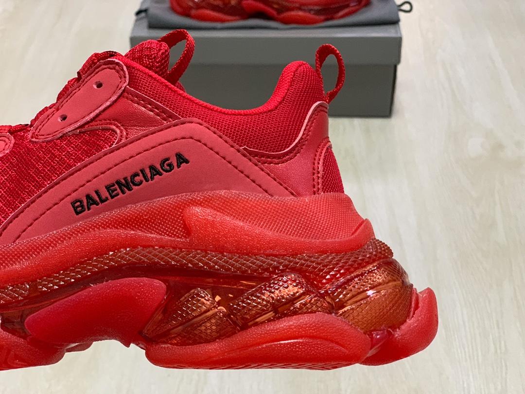 balenciaga triple red