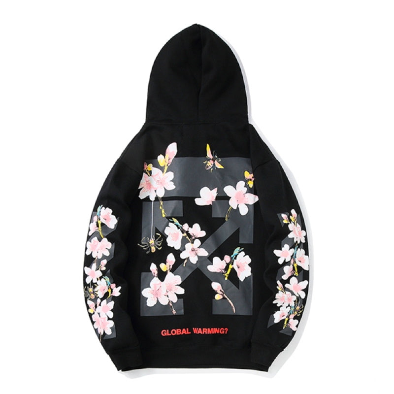 off white colorful hoodie