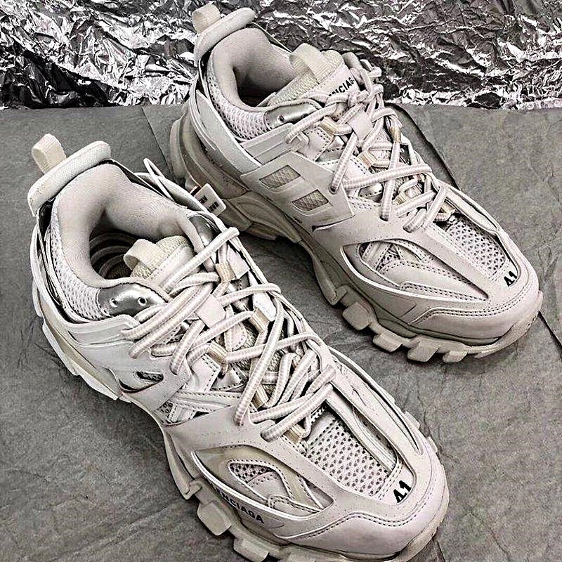 Balenciaga Synthetic Track.2 Sneaker in Beige Taupe Lyst