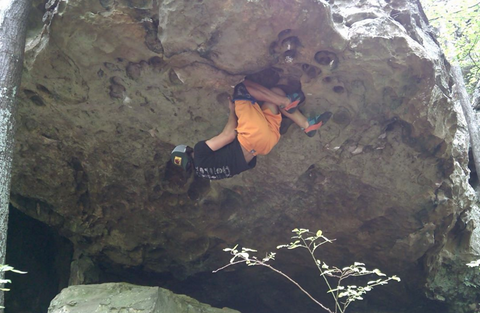 luc ried rock climbinb