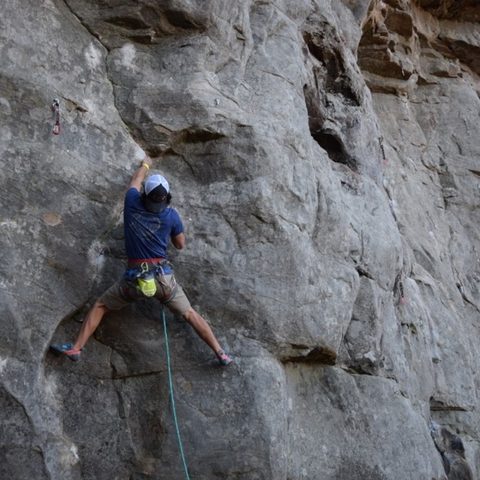 luc ried climbing