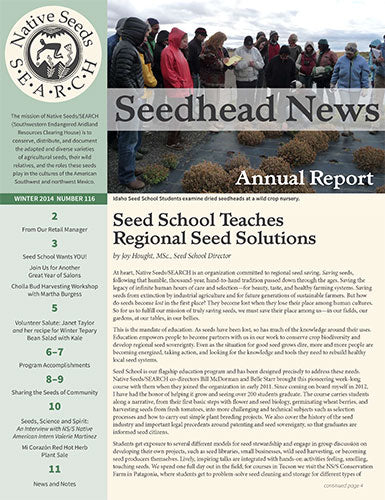 seedhead news 116 winter 2014