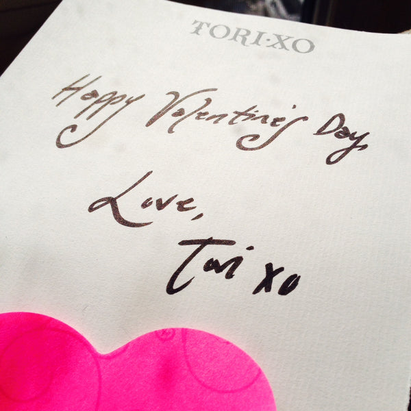 Love, Tori xo