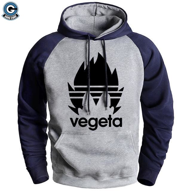 Vegeta adidas hoodie | Goku Corp