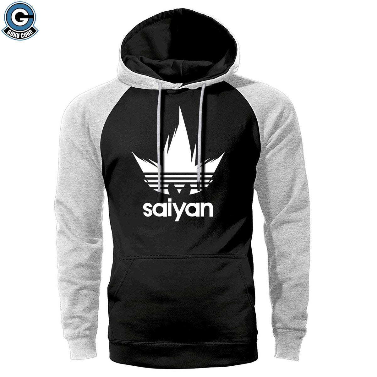 Saiyan adidas hoodie | Goku Corp