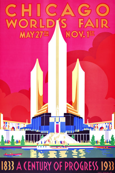1933 Worlds Fair Poster – Vintagraph Art
