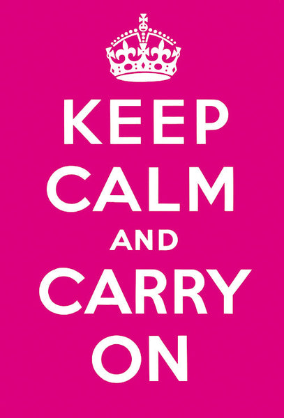 keep calm and carry on crown