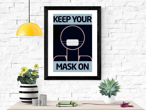 Mask Framed poster